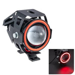 Waterproof Motorcycle Headlight with Bluetooth-Compatible Speaker High Low Beam Fog Light