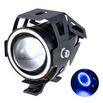 Waterproof Motorcycle Headlight with Bluetooth-Compatible Speaker High Low Beam Fog Light
