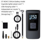 ST-9624C Trådløs Inflatorpumpe DC / USB Digitalt Display Bil Dæk Luftkompressor Bærbar Smart Trykmåler
