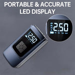 ST-9624C Trådløs Inflatorpumpe DC / USB Digitalt Display Bil Dæk Luftkompressor Bærbar Smart Trykmåler
