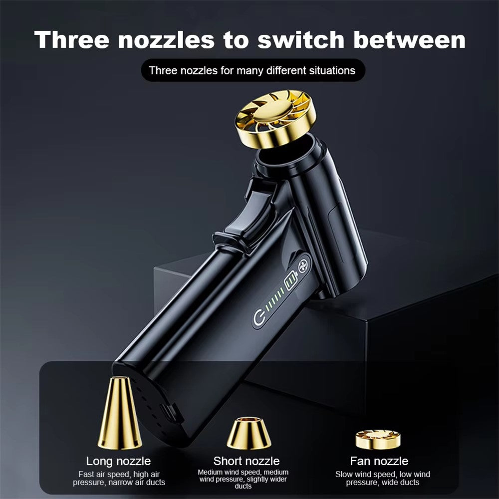ST-8109 Portable Handheld Wireless Blower 3 Gears Adjustable High Power Car Home Dust Cleaner
