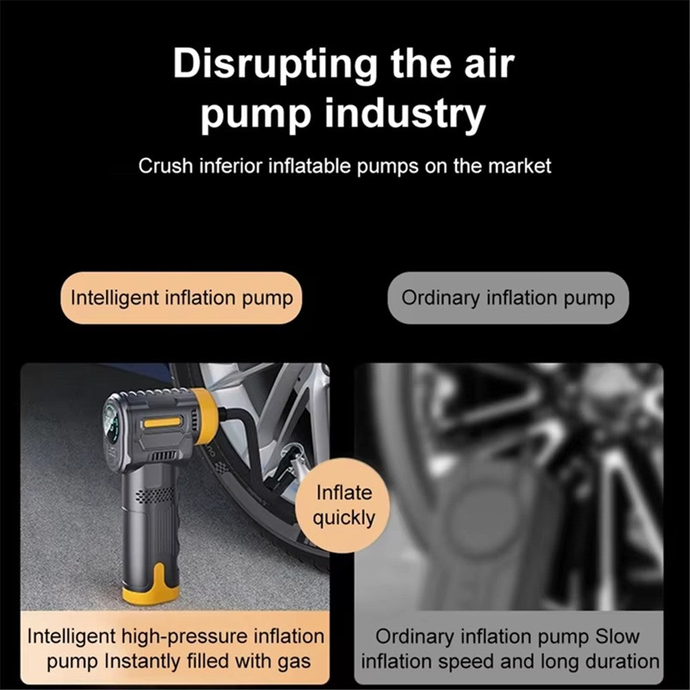 ST-5527 Smart Digital Display Portable Car Air Pump Wireless Electric Handheld Tire Inflator