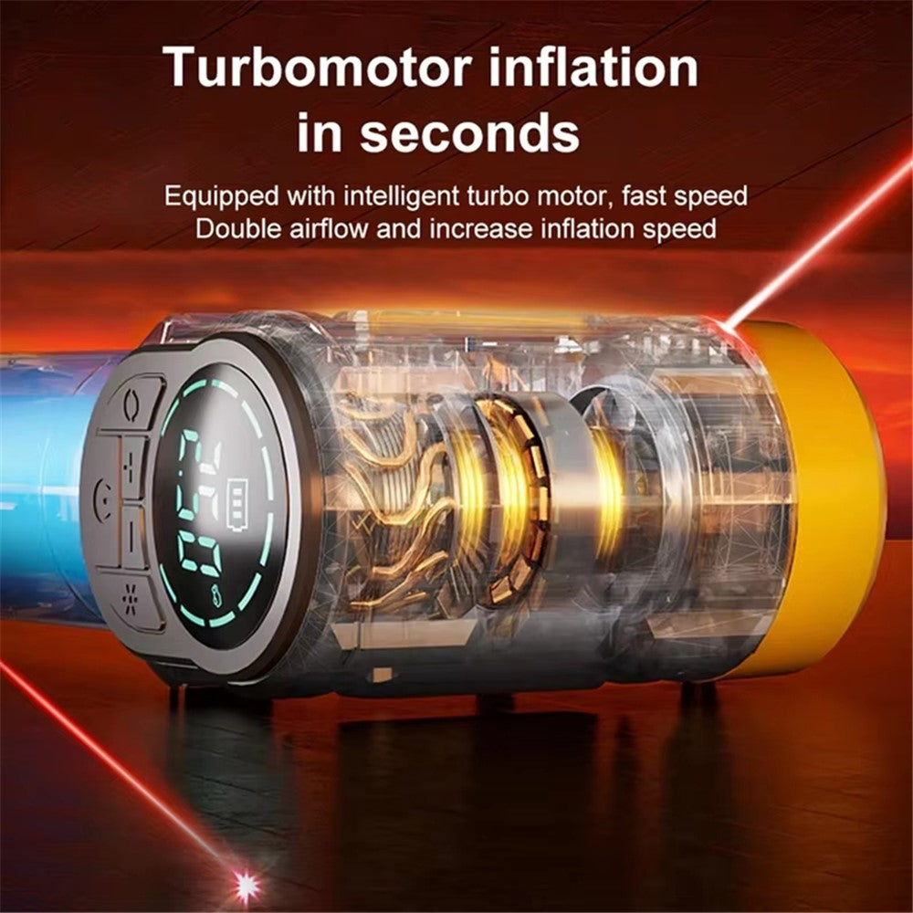 ST-5527 Smart Digital Display Portable Car Air Pump Wireless Electric Handheld Tire Inflator