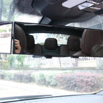 SD-2411 High Definition Glass Universal Tri-Fold Car Rearview Mirror Wide Angle Curved Mirror