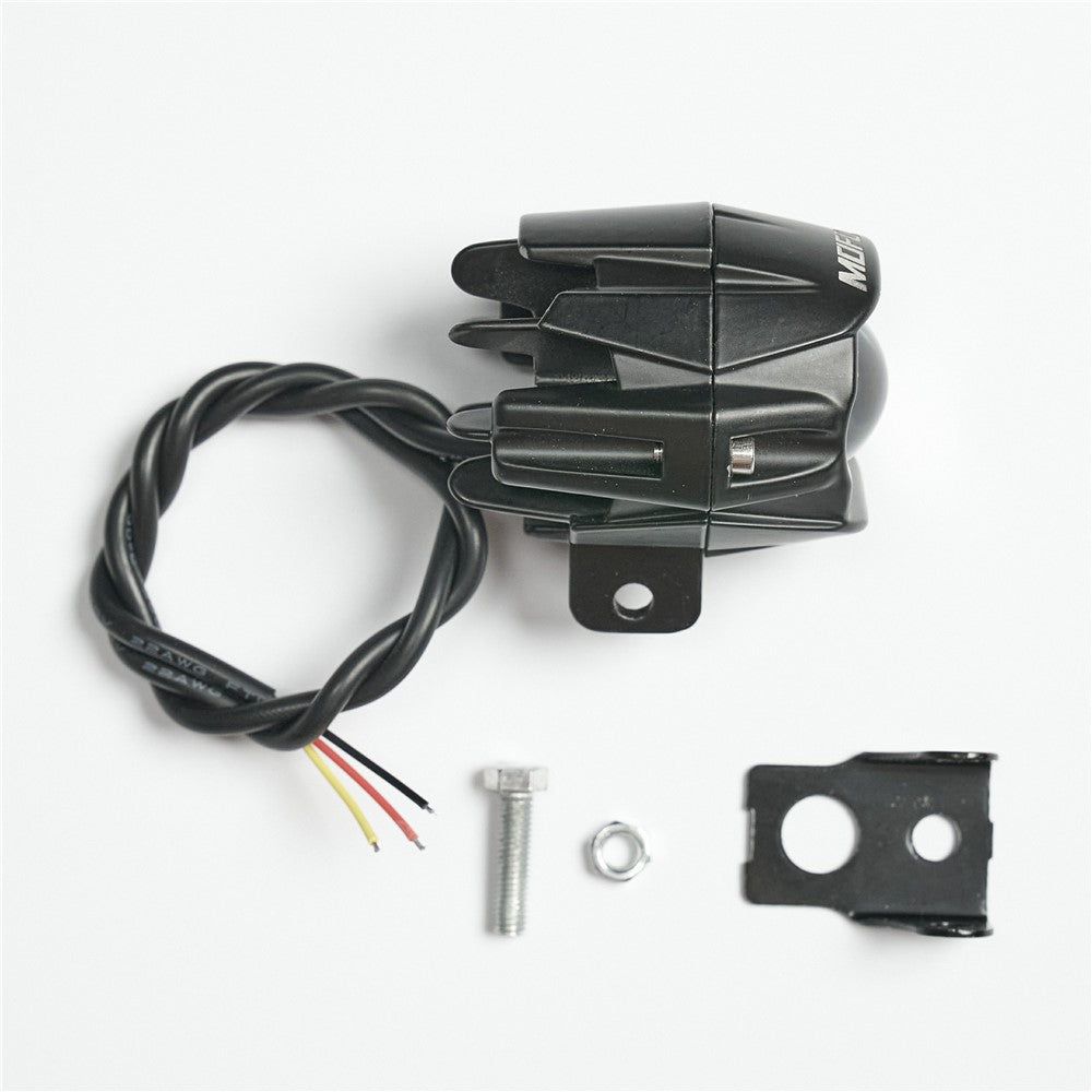 DC 12V-65V Motorcycle Headlight IP68 Waterproof 20W 6000lm High Low Beam LED Fog Light