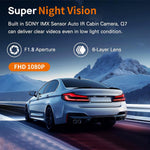 W3 WiFi 4 Channel Dash Cam 2K Night Vision Quad Lens Car DVR Vehicle Driving Recorder with GPS Module