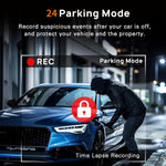 W3 WiFi 4 Channel Dash Cam 2K Night Vision Quad Lens Car DVR Vehicle Driving Recorder with GPS Module