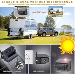 Solar Powered Magnetic BSD HD Camera for Car Truck Dash Cam WiFi Reversing Backup System