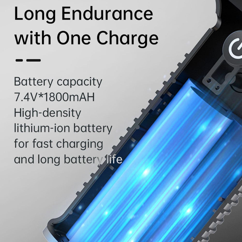 D16 50W 42500RPM Portable Air Duster Rechargeable Wireless Handheld Dust Blower for Car / PC / Keyboard