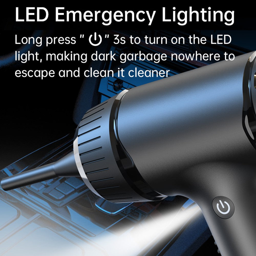 D16 50W 42500RPM Portable Air Duster Rechargeable Wireless Handheld Dust Blower for Car / PC / Keyboard