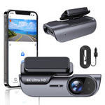 K05 4K High Definition WiFi Dash Cam Wide Angle Lens Night Vision Car Driving Recorder, Cigarette Lighter Power