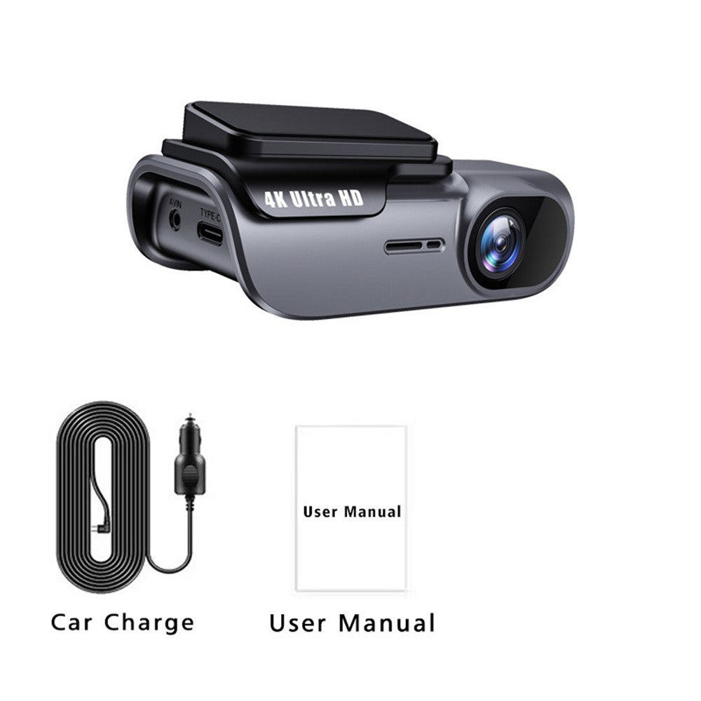 K05 4K High Definition WiFi Dash Cam Wide Angle Lens Night Vision Car Driving Recorder, Cigarette Lighter Power