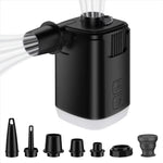 H9727 Multifunction Mini Inflator Portable Wireless Air Pump with LED Light and Power Bank Function