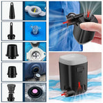 H9727 Multifunction Mini Inflator Portable Wireless Air Pump with LED Light and Power Bank Function