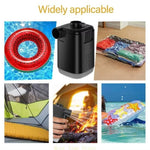 H9727 Multifunction Mini Inflator Portable Wireless Air Pump with LED Light and Power Bank Function