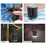 H9727 Multifunction Mini Inflator Portable Wireless Air Pump with LED Light and Power Bank Function