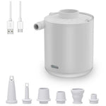 H9725 Portable Wireless Air Pump Rechargeable Electric Inflator Deflator for Swimming Rings / Air Beds