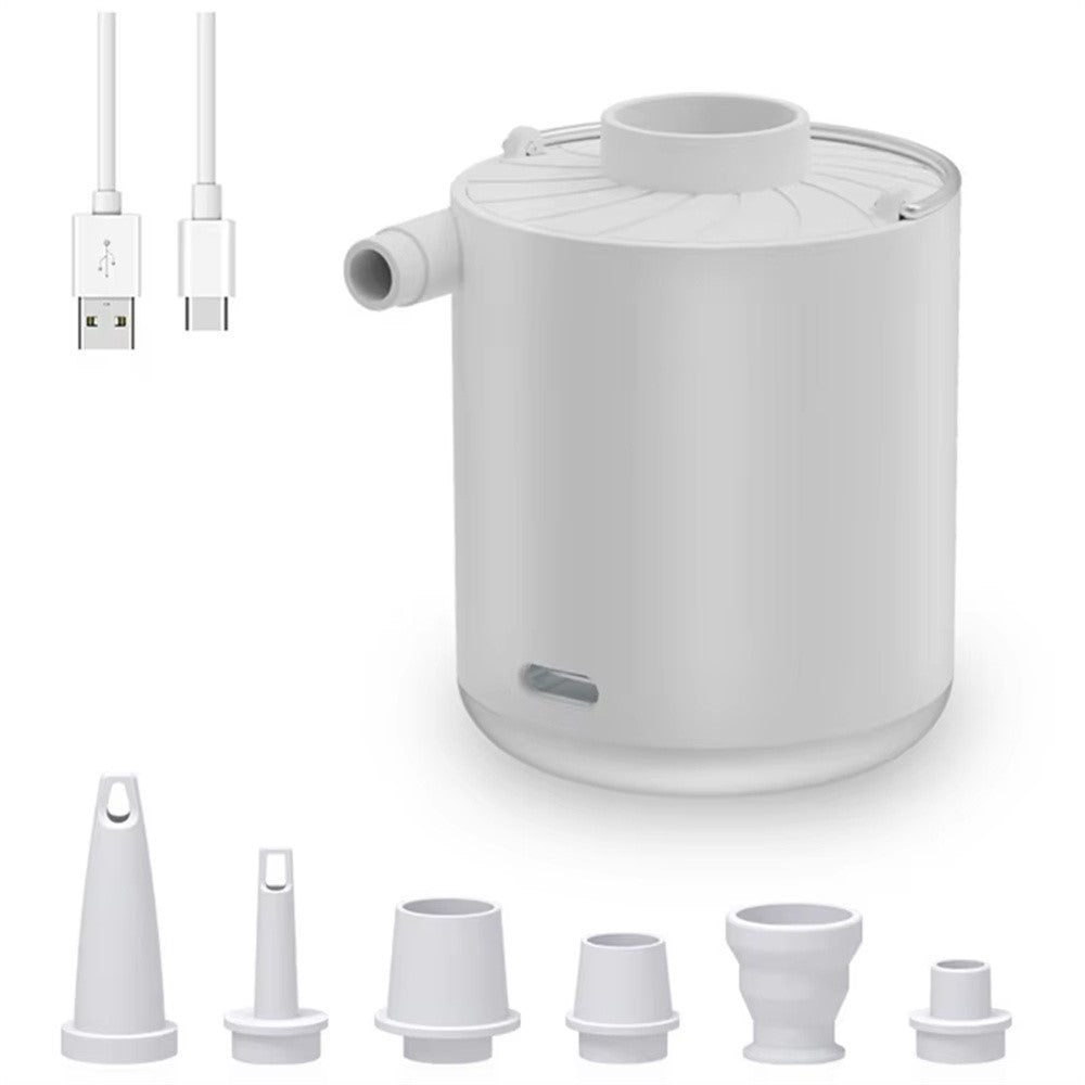 H9725 Portable Wireless Air Pump Rechargeable Electric Inflator Deflator for Swimming Rings / Air Beds