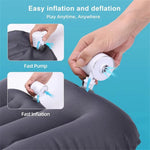 H9725 Portable Wireless Air Pump Rechargeable Electric Inflator Deflator for Swimming Rings / Air Beds