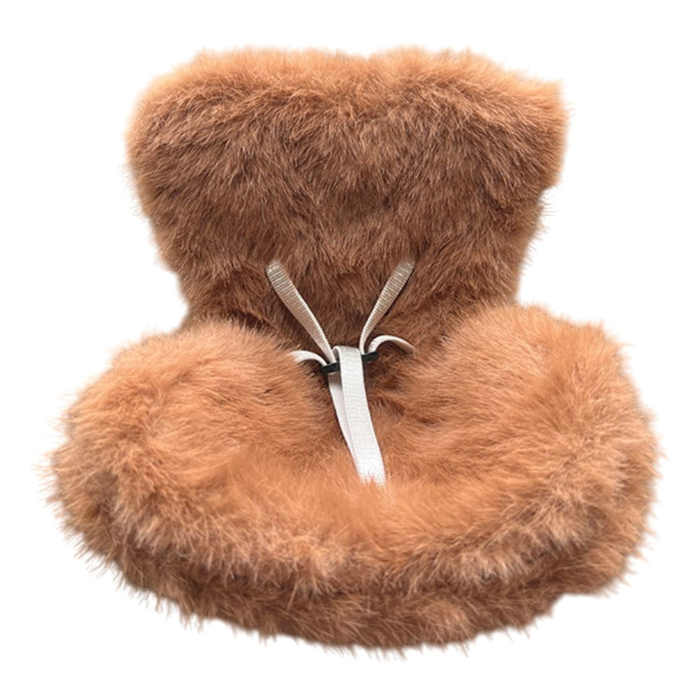 Til Labubu Plysdukke Pelsagtig Biludluftningsclips Holder Sikkerhedssæde 15-17 cm Mini Figurer Udstillingsstander