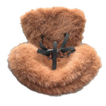 Til Labubu Plysdukke Pelsagtig Biludluftningsclips Holder Sikkerhedssæde 15-17 cm Mini Figurer Udstillingsstander