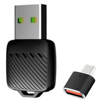 USB Mini Wireless CarPlay Android Auto 2 in 1 Adapter for Built-In Carplay / Android Auto Vehicles