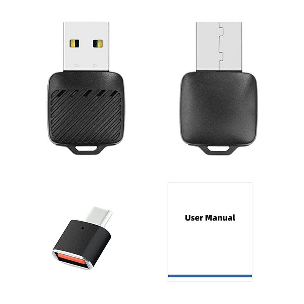 USB Mini Wireless CarPlay Android Auto 2 in 1 Adapter for Built-In Carplay / Android Auto Vehicles