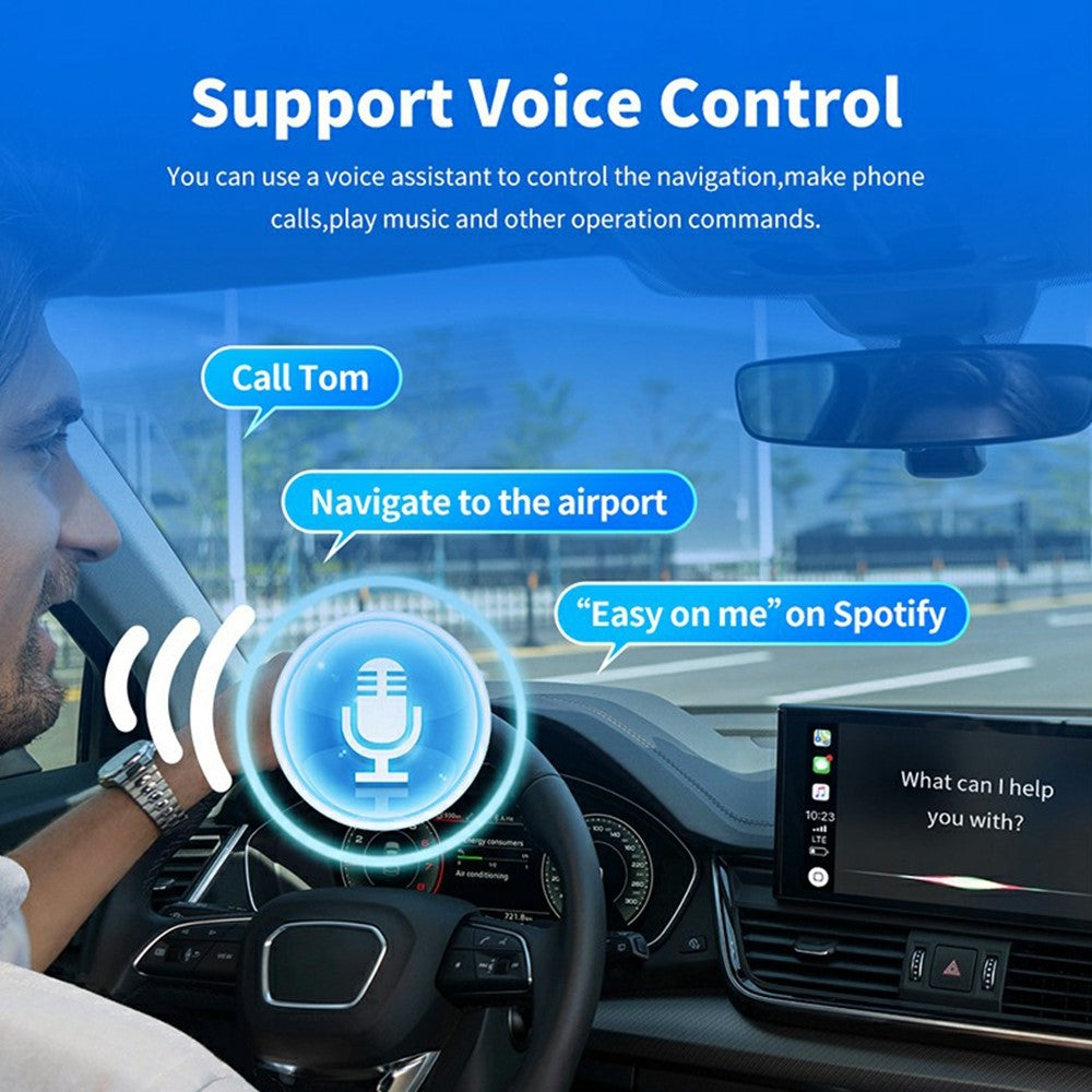 USB Mini Wireless CarPlay Android Auto 2 in 1 Adapter for Built-In Carplay / Android Auto Vehicles