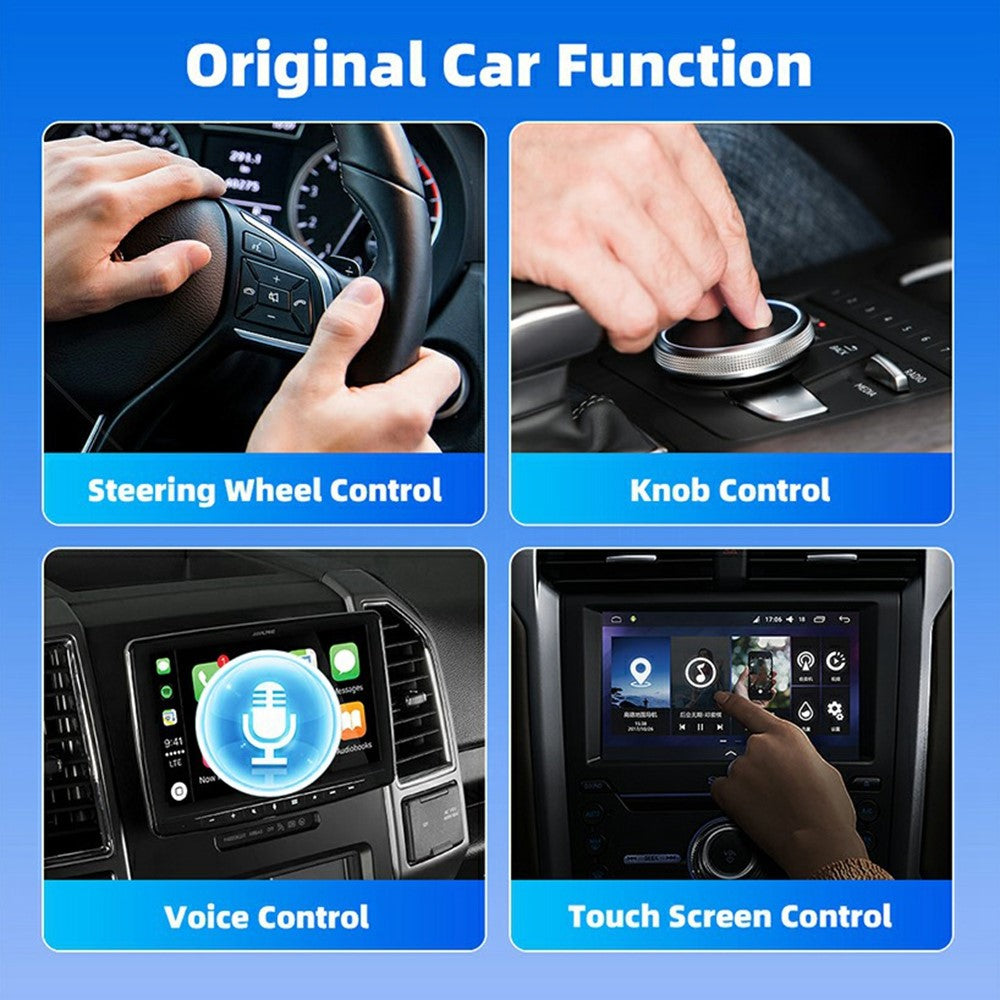 USB Mini Wireless CarPlay Android Auto 2 in 1 Adapter for Built-In Carplay / Android Auto Vehicles