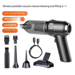 16KPa Powerful Suction Wireless Car Vacuum Cleaner Rechargeable Portable Handheld Dust Blower