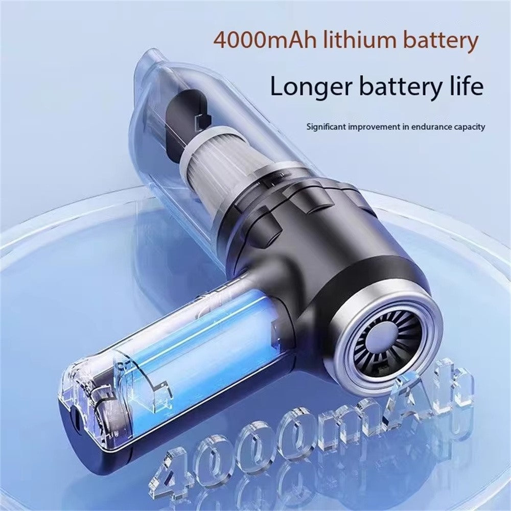 16KPa Powerful Suction Wireless Car Vacuum Cleaner Rechargeable Portable Handheld Dust Blower