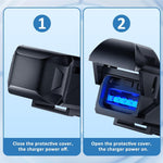 18W 5V / 3A Motorcycle Handlebar USB Charger IP66 Waterproof SAE to USB Fast Charging Adapter