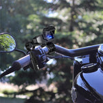 18W 5V / 3A Motorcycle Handlebar USB Charger IP66 Waterproof SAE to USB Fast Charging Adapter