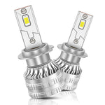 K9S 1 Pair H7 LED Headlight Bulbs 6000K IP68 Waterproof Aluminum Alloy Car Headlamps