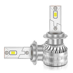 K9S 1 Pair H7 LED Headlight Bulbs 6000K IP68 Waterproof Aluminum Alloy Car Headlamps