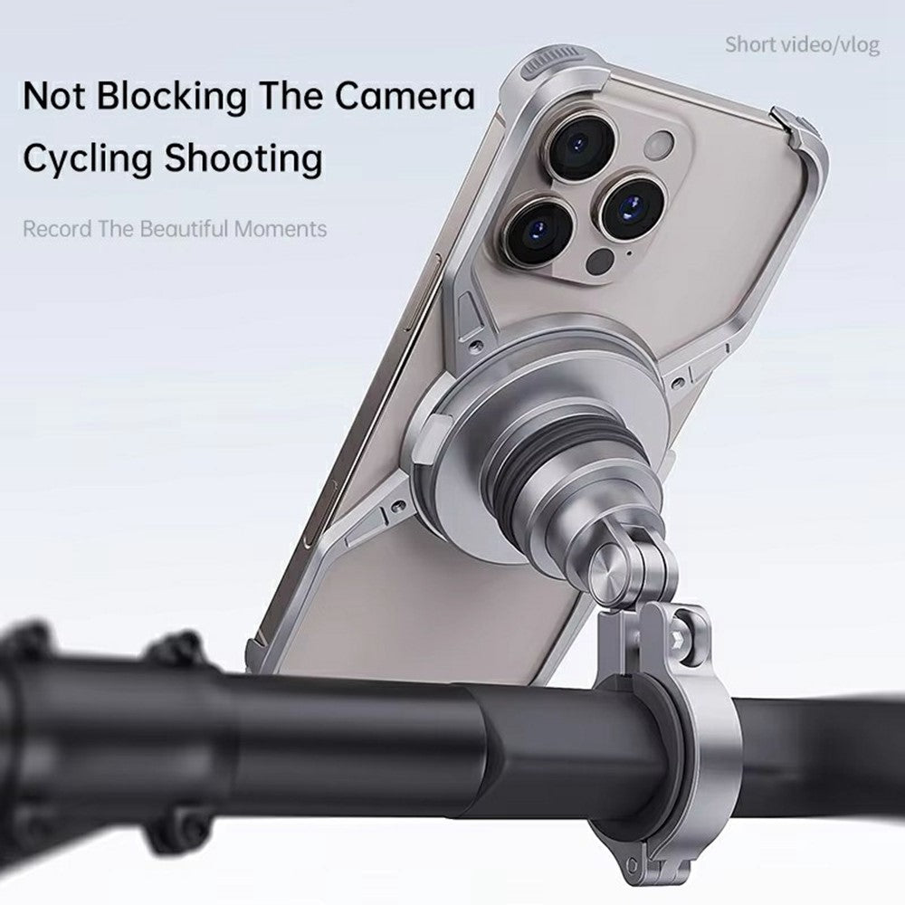 Z10 For iPhone 16 Pro Max Motorcycle Mount Magnetic Phone Holder Anti Shake Cycling Bracket