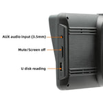 B5570R 7 tommer HD touchskærm trådløs CarPlay Bluetooth-kompatibel bil MP5-afspiller med indbygget kørselsoptager