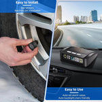T11 Beep Version Solar  /  USB Dual Power Real Time Display TPMS Tire Pressure Monitoring System with 4 External Sensor