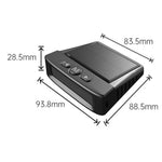 T12 TPMS däcktrycksövervakningssystem för bilar realtidsvisning solcells-/USB-laddning med 4 interna sensorer