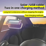 T14 Solar  /  USB Charging Tire Pressure Monitoring System Car TPMS with 4 External Sensors