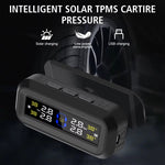T13 Car TPMS Real Time Display Solar  /  USB Charging Tire Pressure Monitoring System with 4 Internal Sensors