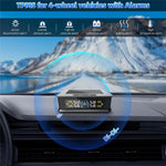 T15 Solar TPMS Car Tire Pressure Cabin Temperature Monitoring System with 4 Internal Sensors