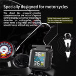 MT20 USB / Solar Charging Motorcycle TPMS Tire Pressure Monitoring System with Real Time Display