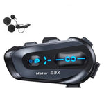 D3X For Motorcycle Helmet Bluetooth-compatible Headset 600m Half Duplex Intercom System