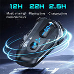 D3X For Motorcycle Helmet Bluetooth-compatible Headset 600m Half Duplex Intercom System