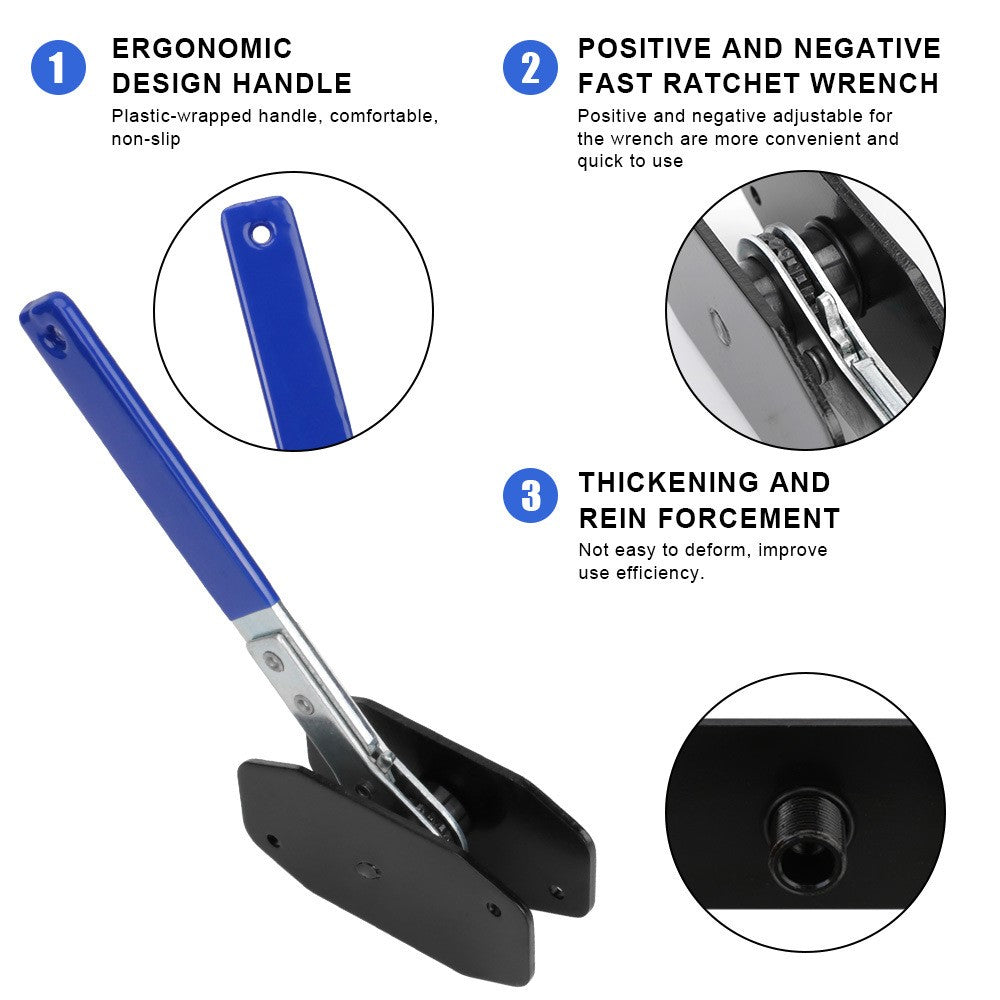 Brake Piston Caliper Press Tool Steel Car Ratchet Brake Piston 360 Degree Ratchet Pad Spreader Press Hand Tool
