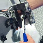 Brake Piston Caliper Press Tool Steel Car Ratchet Brake Piston 360 Degree Ratchet Pad Spreader Press Hand Tool