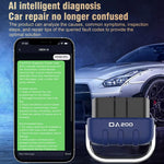 DA200 Bluetooth-compatible OBD2 Car Diagnostic Scanner Engine Fault Code Reader Vehicle Diagnostic Tool