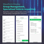 V011 Bluetooth-kompatibel OBD2 Bildiagnosescanner til iOS / Android Motorfejlkodelæser