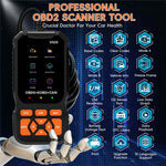 V520 2.8 Inch TFT Color Screen OBD2 Car Diagnostic Scanner for 1996 and Later Vehicles Engine Check Fault Codes Reader